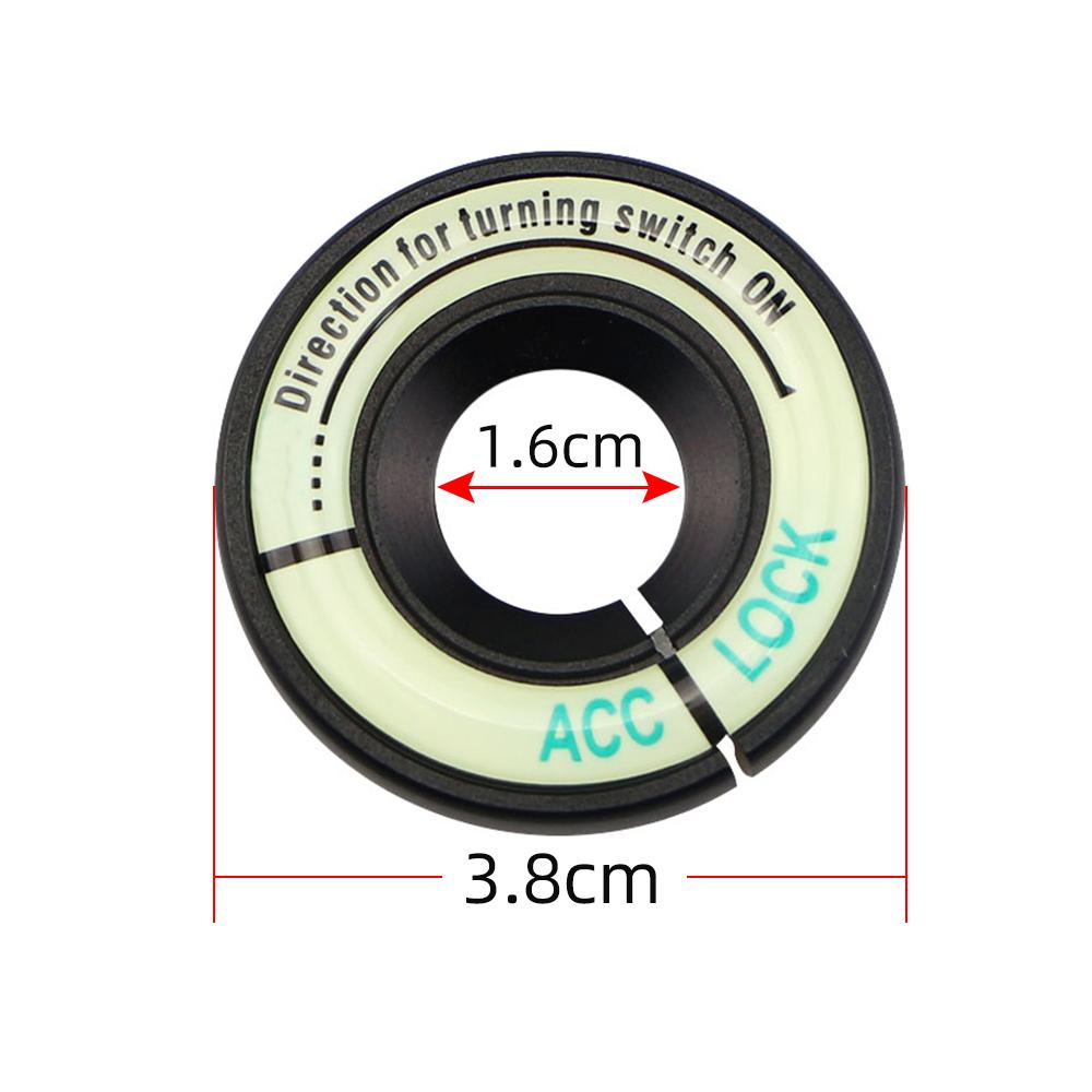 Luminous Car Ignition Key Lock Keyhole Decoration Ring for Volkswagen Vw Skoda Octavia Golf 6 MK6 Golf 7 MK7 VII Accessories
