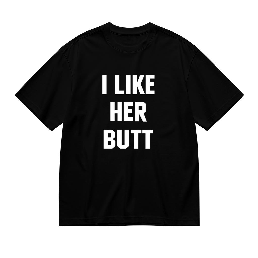 I Like Her Butt His Beard Top Matching Couple Valentines Day Gift Set Funny T-Shirt