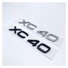 ALMVIS Glossy Black Silver Emblem Nameplate Sticker Volvo XC40 B3 B4 T3 T4 T5
