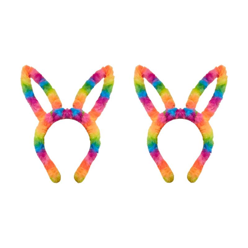 

Colorful Long Bunny Ear Hair Band Kids Happy Easter Birthday Party Headband Fancy Dress Costume Hen Party Decoration Accessories