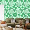 Hippie Green Background Wallpaper for Living Room and Bedroom 50x1000