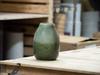 FOYER Flower Vase, Glass, Nature Green, H 16cm, W 10.5cm, 2c00001NGR