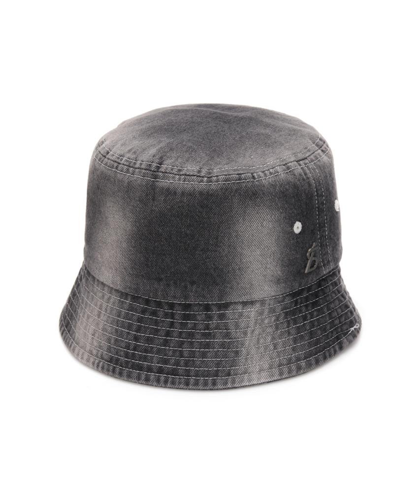 Beullaegsaenjeu Logo Standard Denim Washed Bucket Hat (2 Colors)