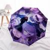 1pz Personaggi Jujutsu Kaisen Ombrello ad Apertura e Chiusura Automatica Portatile Design a 3 Pieghe con Telaio in Ferro a 8 Stecche, Ombrello da Esterno per Fan, Viaggiatori, Uso Quotidiano,