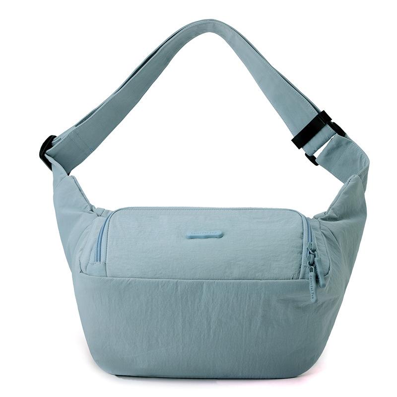 New Women's Crossbody Shoulder Bag Macaron Color Simple Commuter Versatile Chest Bag Fanny Pack