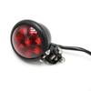 DC 12V Motorcycle Tail Light Waterproof Red Light LED Brake Taillight Black/Red Cover High Brightness Rear Stop Lamp