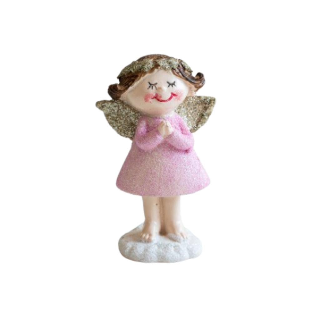 

Mini Pink Girl Desktop Ornament Cartoon Merry Christmas Decorations Home Living Room Office Style 4