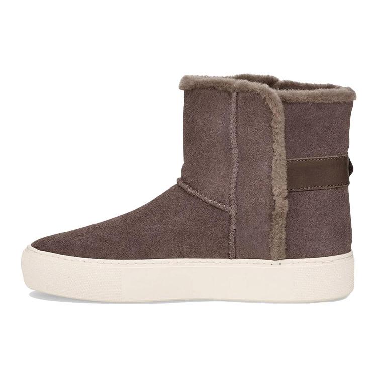 

UGG Aika Suede Snow Boots Gray Brown Women s 1104069-MLE 39