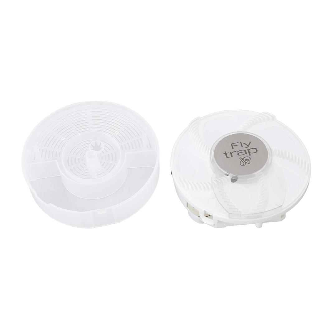 Elektrische Fliegenfalle Innenbereich Zuhause Fliegenfänger Automatischer Rotierender Mückenfänger mit Fangköder