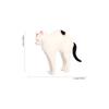 Simulation Animal Cat Model Black And White Cats Ornament Creative Stretching Lazy Kitten Craft Desktop Decoration Handmade
