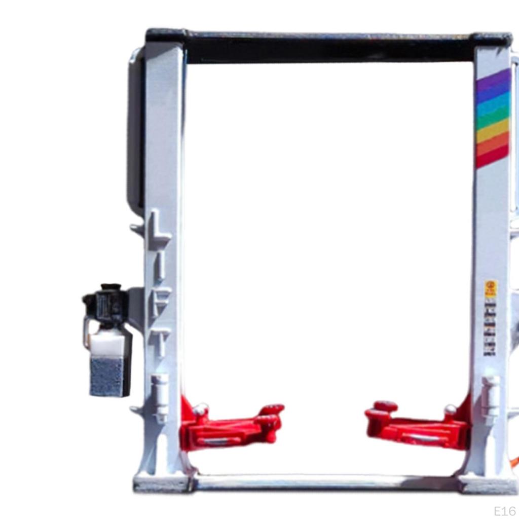 1/64 Scale Model Car Lift, Decorative And Creative Diorama, Lift for Garage Children