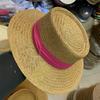 Spring Summer Breathable Straw Hats For Women Fashion Casual Fedora Hat Outdoor Concave Top Travel Hats Panama Beach Sun Hat