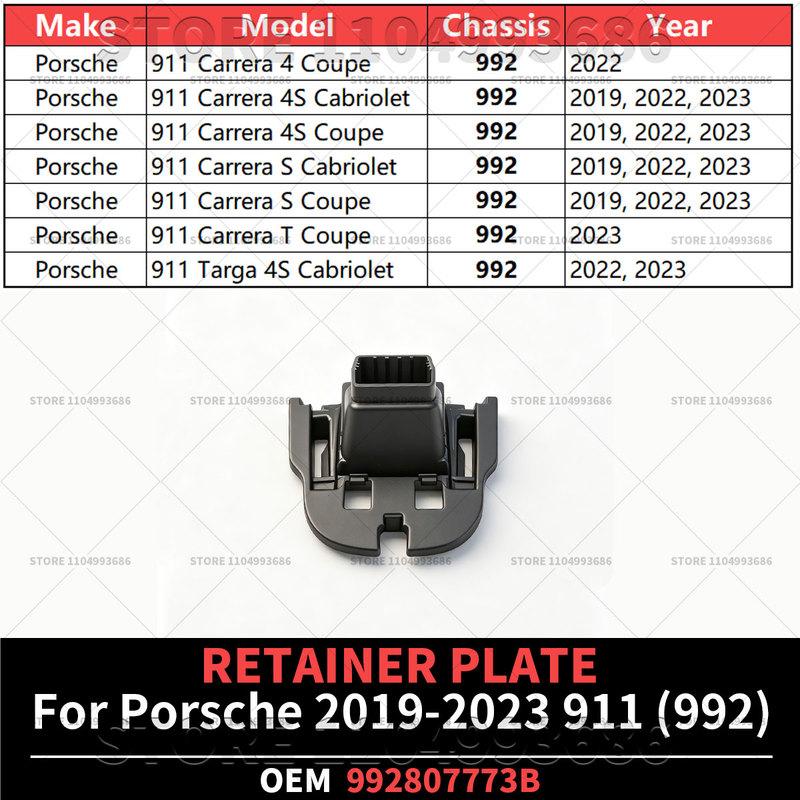 For Porsche 911 Carrera Cabriolet Targa 4S (992) Car Front Bumper Camera Bracket OEM 992807773B