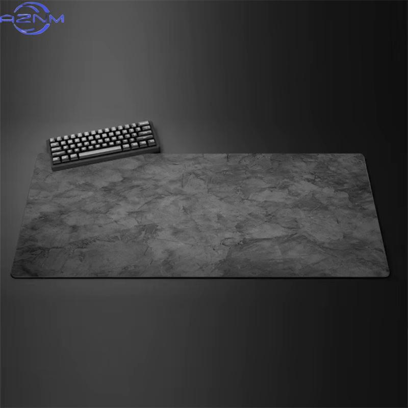 Gray Mouse Pad Largesmall Overlocked Mousepad Xxl Desktop Keyboard Table Pad Gray Series Game Desk Mat Computer Accessories