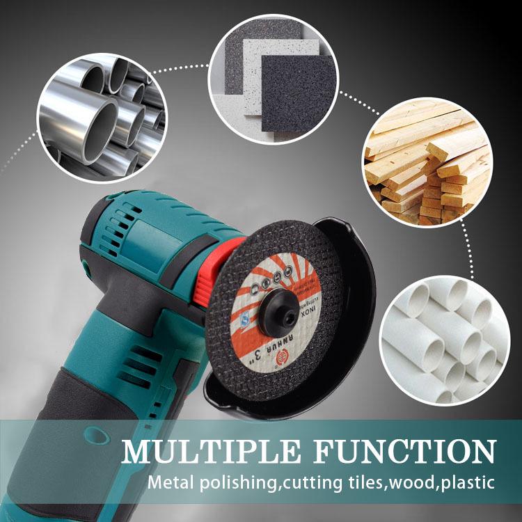 Rechargeable Mini Lithium Angle Grinder - Handheld Electric Polisher and Cutter