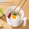 Multifunctional Mini Electric Cooker: All-in-One Pot for Steaming, Frying, Braising, and Cooking - Perfect for Dormitory Use.