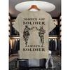 Retro Soldier Graphic Mens T-Shirt Army Veteran Printed Short Sleeve Crewneck Tee Summer Slim Fit Tops Casual Streetwear Pullover Clothes