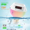 Solar Outdoor Pool Thermometer LED Display Floating Pool Thermometer with RGB Light Pool Tub Temperature Monitor Pool Supplies