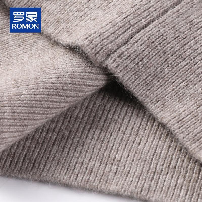 ROMON Men's Warm Cashmere Wool Blend Knit Sweater