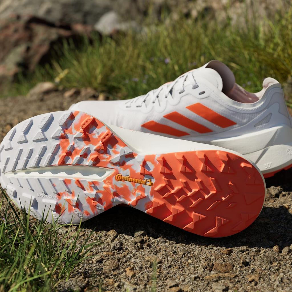 adidas Terre Agravic Speed Ultra Trail Running IH3767 Women's Terrex Sports Shoes Cloud White / Impact Orange / Dash Grey