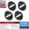 -4PCS Car Door Lock Cover For BMW 3 5 Series G60 G20 G11 G22 G23 G26 i3 i4 X1 U11 Stainless Steel Door Lock Protective Stickers cwdf40 ushm3