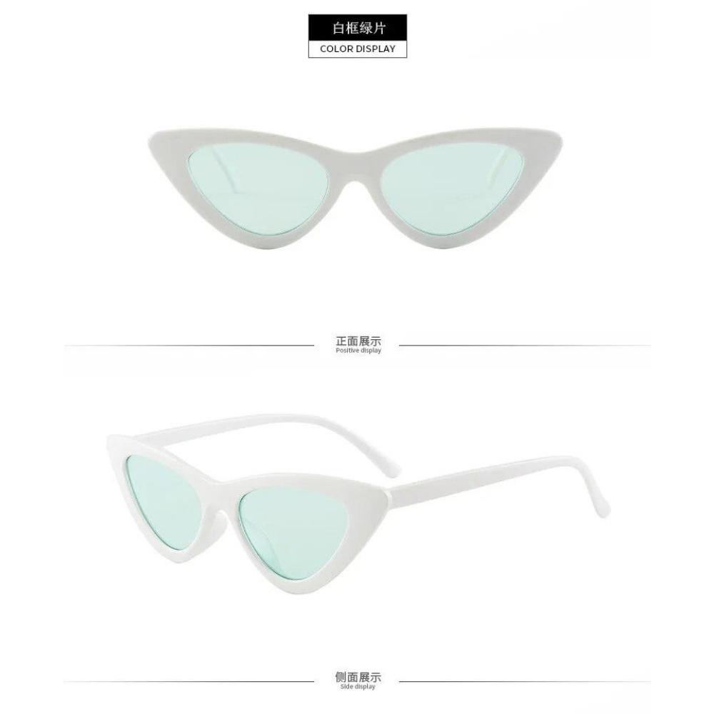 Vintage Cat Eye Sunglasses Women Sexy Retro Small Cat Eye Sun Glasses  Designer Colorful Eyewear For Female