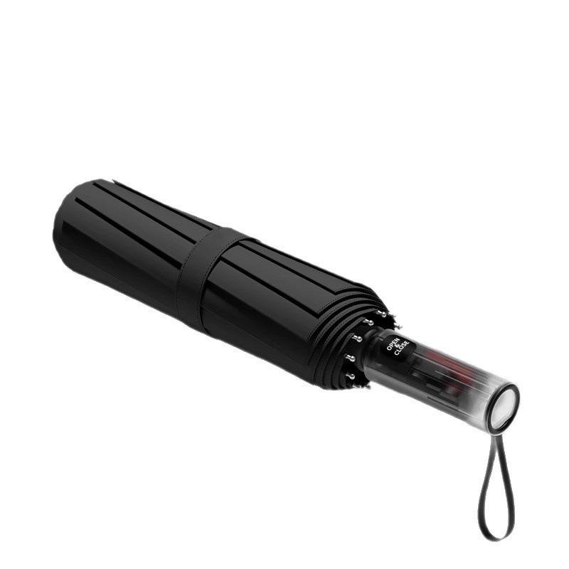 Automatic umbrella Large weather and rain parasol Women's enlarged thickened folding umbrella Sunscreen UV protection Sun umbrella