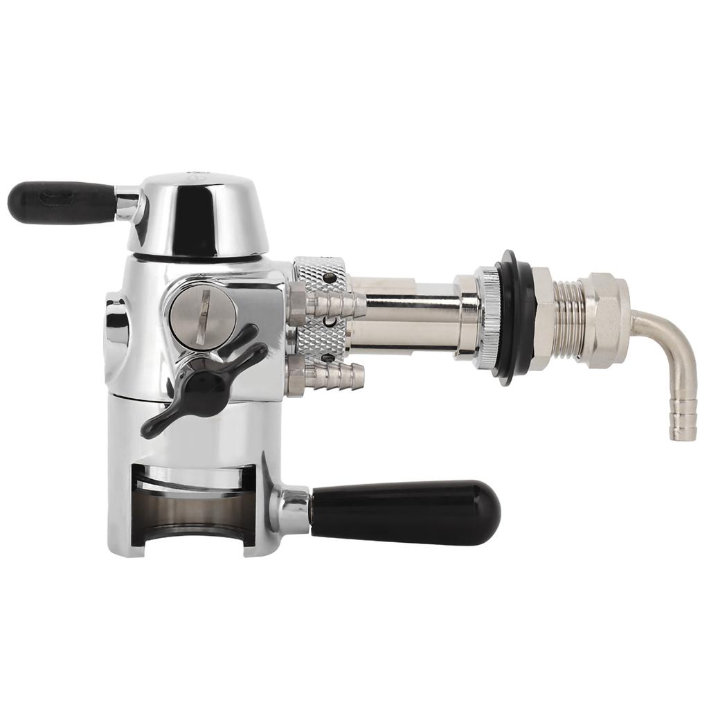 Stainless Steel Beer Bottle Fill Tap De foaming Beer Faucet Filling Accessories (Diameter 28mm)