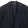 LANVIN 80s 90s Old double tailored jacket 48-45 Navy blazer Men's Used