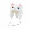 Warm female autumn and winter cold protection thickened ear protection hat plush hat cartoon big eyes cat ears pullover hat