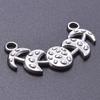 Fashion Moon Charm Pendant Metal 304 Stainless Steel Charms For Jewelry Making Supplies Wicca Components DIY Earrings Bracelets