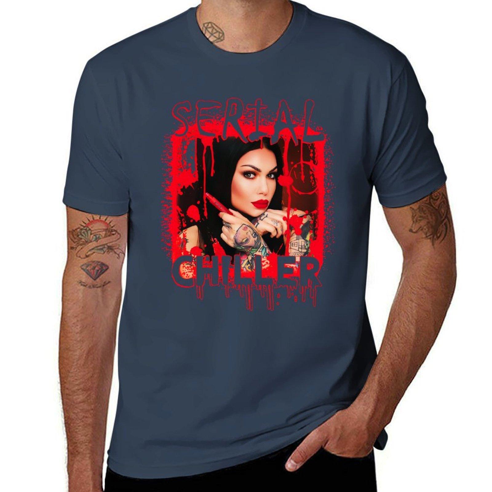Bailey Sarian Serial Chiller Sticker Bailey Sarian Tshirt Bailey Sarian Hoodies Tshirt Outdoor Sports Short Sleeve Top S