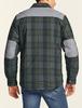 CQR Warm Flannel Jacket with Quilted Perfect for Outdoor and Ideal for and Winter Men's Lining, Hiking, Activities, Mountaineering, Spring, Autumn,