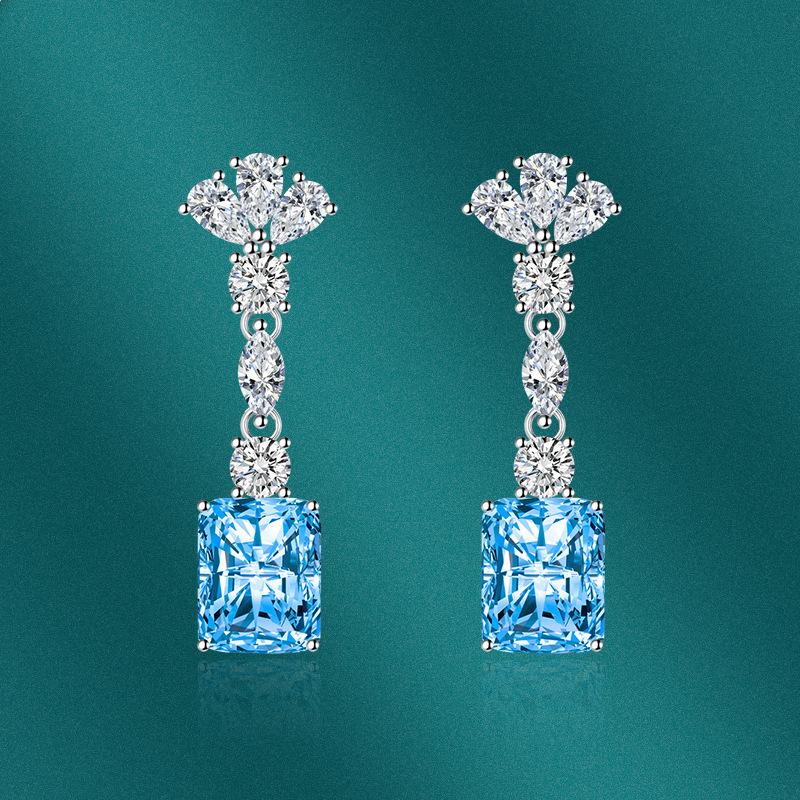 

Серьги SACE GEMS, серьги-капли для женщин, подарки на свадьбу синий