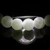15cm White Itoigawa Natural Jadeite Japanese National Jomon Power Stone Jadeite Workshop Special Paulownia Wood Quality Guarantee ABR0900 (6mm Beads,