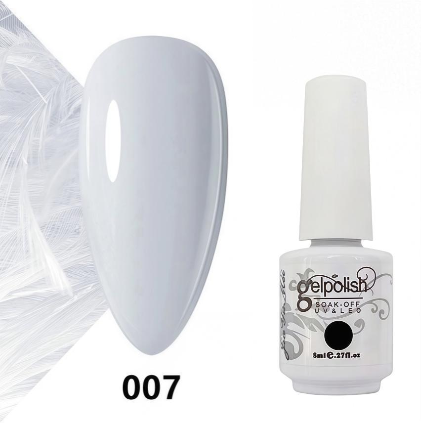 Amber Gel Polish Set: Gel Polish Manicure Kit with Whitening, Base Coat, and Sealer.