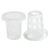 Coppette a Rete per Verdura in Plastica 35*35mm 100pz Coppetta a Rete per Verdura Maglia Forata