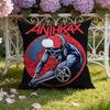A-Anthrax Band Cushion Cover Home & Car Dual-Scene Pillow Cover: Reversible for Premium Comfort