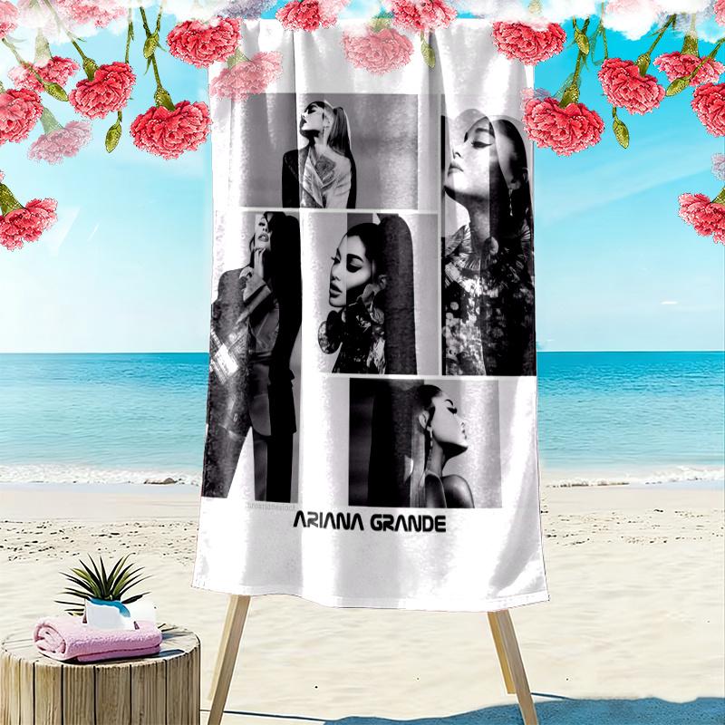 Ariana Grande Towel, Large Soft Quick Dry Towel for Beach Camping Swimming