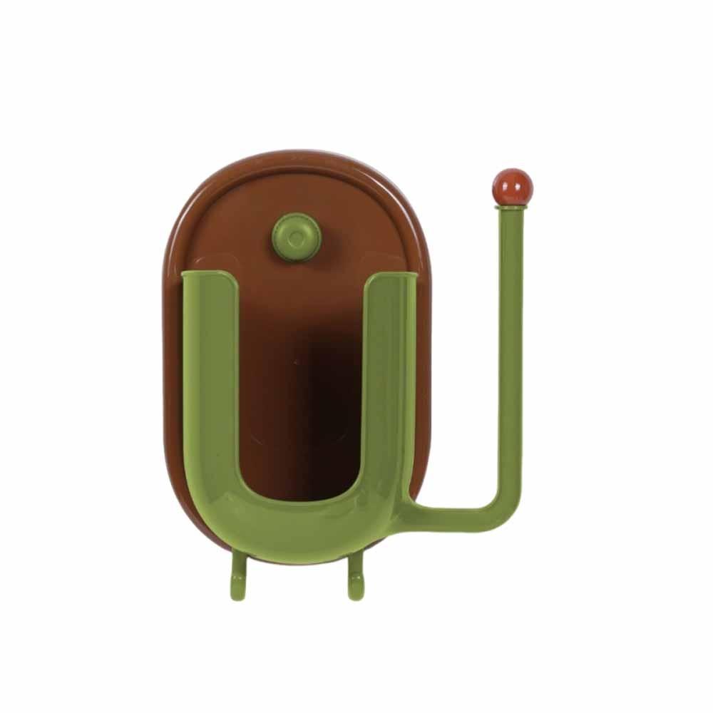 Multi-Purpose Paper Towel Holder Plastic Material Wall-Mounted Rack Kitchen Use зелёный 890₽