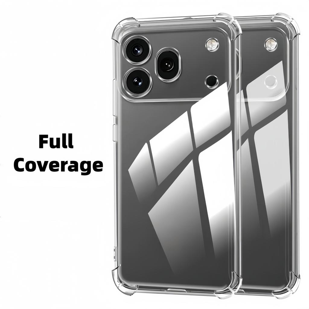 Transparent TPU Shockproof Protection Phone Case for Honor 600 400 200 90 Pro Lite 900 Smart - Clear