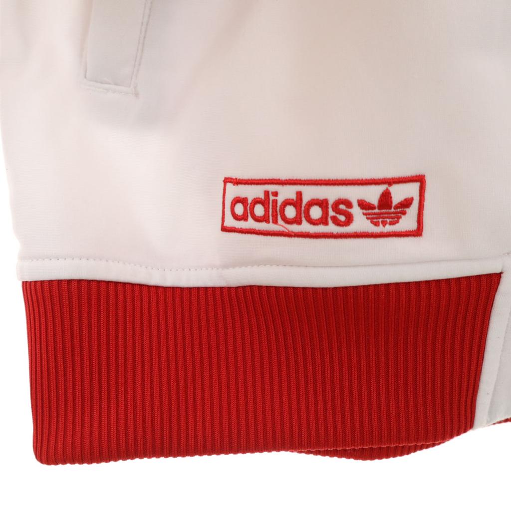 Adidas Embroidered Trefoil Logo Track Jacket M England Lion Jersey Men's Used