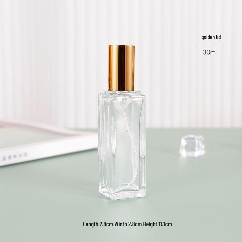 Portable Thickened Glass Perfume Refill Bottle, 20ml/30ml Travel Size