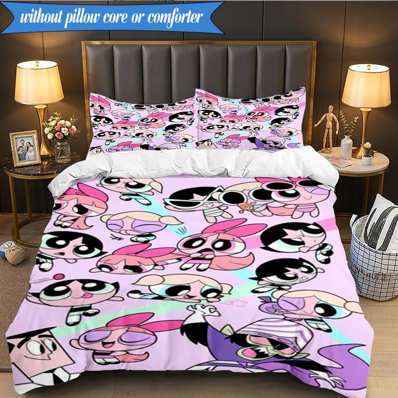 Power police Adventure 3pcs K-pop music group Bedding set,Ideal for Bedroom, Dormitory,Including Duvet Cover And 2pcs Pillowcases,Fan gifts