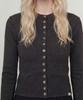 NORMOR Slim Cropped Cardigan Charcoal