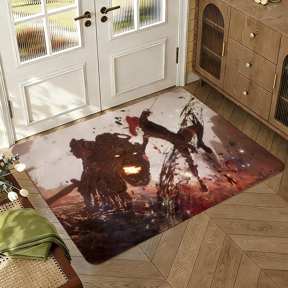 C-Clair O-Obscur E-Expedition 33 Fußmatte Weich Verdickt Rutschfest Schlafzimmer Wohnzimmer Türvorleger Heimdekoration Flanell Teppiche