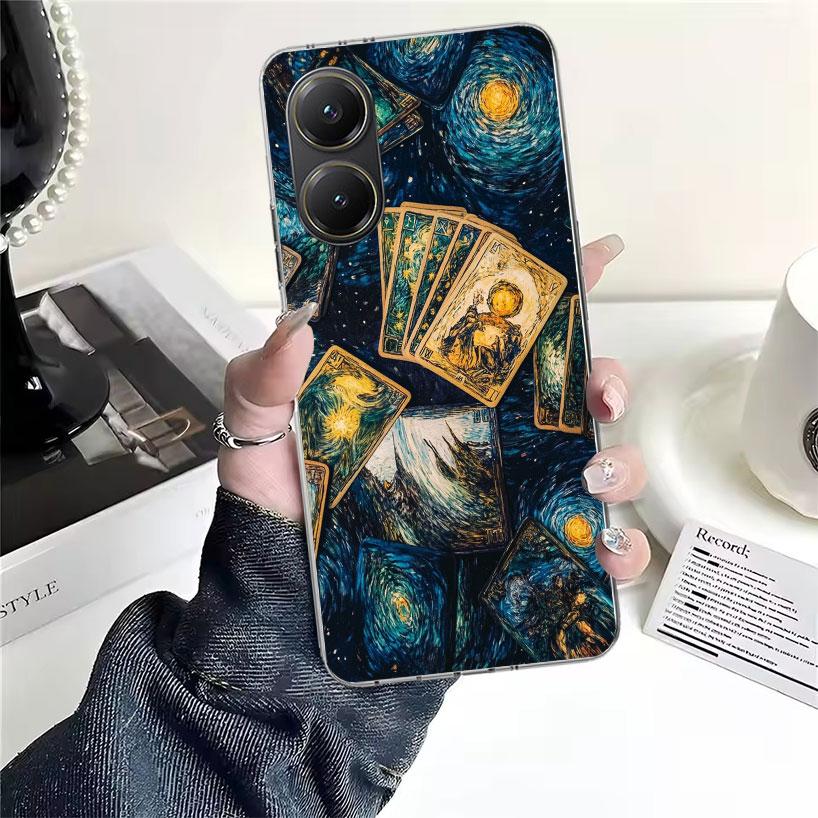 Witch Tarot Card Soft Phone Case For Xiaomi Redmi 15C 15 13C 13 Poco X5 X6 X7 F7 Ultra M7 12C 12 10 10C 9C 9A 9T 9 Fundas Poco X
