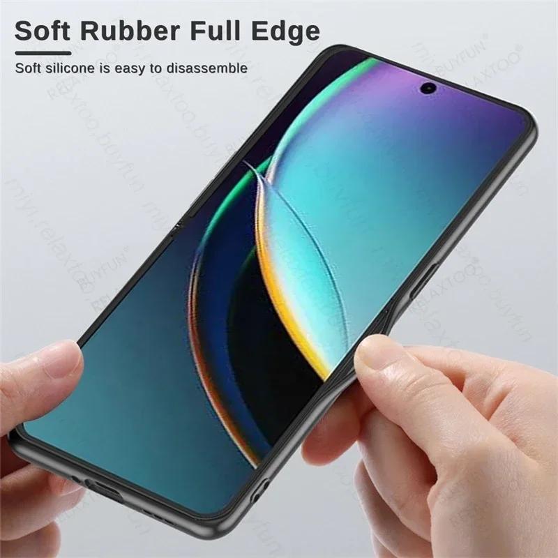 Lambskin Leather Cover for Motorola Razr 60 Ultra /25 Razr 60/50/40 Ultra 60 Ultra Shockproof Hard Plastic Phone Case