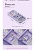 Portable Pill Organizer with Tablet Cutter and Grinder