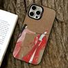 Faceless illustration Phone Case For iPhone 17,16,15,14,13,12,11 Plus,Pro Max,XS,Colorful Silver Phone case Funda Cover